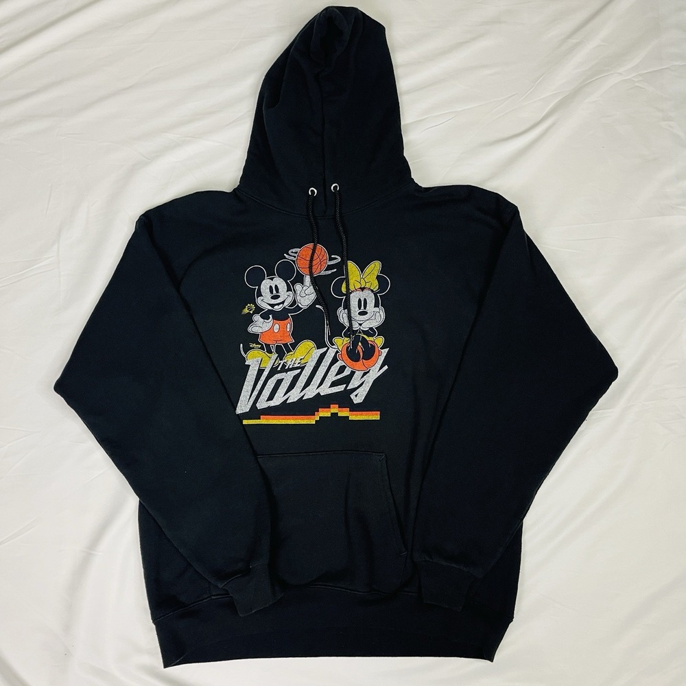 Disney Junk Food Phoenix Suns The Valley Hoodie Mens Large Mickey Minnie NBA